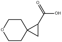 6-Oxaspiro[2.5]octane-1-carboxylic acid Struktur