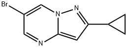 6-Bromo-2-cyclopropylpyrazolo[1,5-a]pyrimidine Struktur