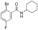 2-Bromo-N-cyclohexyl-5-fluorobenzamide Struktur