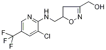 5-[3-Chloro-5-(trifluoromethyl)pyridin-2-ylamino]methyl-4,5-dihydro-3-(hydroxymethyl)isoxazole 97% Struktur