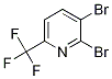 2,3-DIBROMO-6-(TRIFLUOROMETHYL)PYRIDINE Struktur