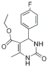 Ethyl 4-(4-fluorophenyl)-6-methyl-2-oxo-1,2,3,4-tetrahydropyrimidine-5-carboxylate Struktur