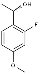 (1S)-1-(2-Fluoro-4-methoxyphenyl)ethan-1-ol Struktur