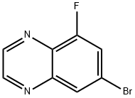 7-Bromo-5-fluoro-1,4-benzodiazine Struktur