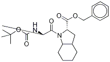 N-(N-tert-Boc-alanoyl)-L-(2S,3aS,7aS)-octahydro-indole-2-carboxylic Acid-D4 Benzyl Ester Struktur