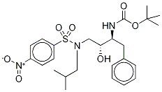 [(1S,2R)-1-Benzyl-2-hydroxy-3-[isobutyl-d9-[(4-nitrophenyl)sulfonyl]amino] propyl]-carbamic Acid tert-Butyl Ester Struktur