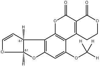 Aflatoxin G1-d3 Struktur