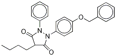 4’-O-Benzyl Oxyphenbutazone-d9 Struktur