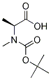 Boc-N-(methyl-d3)-L-alanine-d4 Struktur