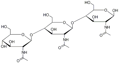 Chitin-13CX, Practical Grade Struktur