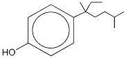 4-(3’,6’-Dimethyl-3’-heptyl)phenol-13C6 Struktur