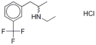 rac Fenfluramine-d5 Hydrochloride Struktur