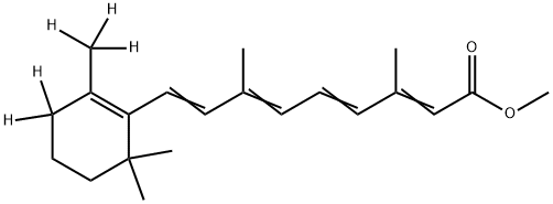 13-cis Retinoic Acid-d5 Methyl Ester Struktur