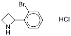 2-(2-BroMophenyl)azetidine Hydrochloride Struktur