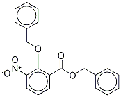 2-Benzyloxy-3-nitro-benzoic Acid-13C6 Benzyl Ester Struktur