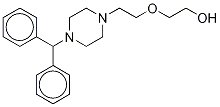 Decloxizine-d8 Dihydrochloride Struktur