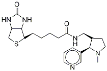 N-Biotinyl trans-3'-AMinoMethylnicotine
(Mixture of DiastereoMers) Struktur