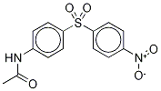 4-Nitro-4'-acetylaMinodiphenyl-d4 Sulfone Struktur