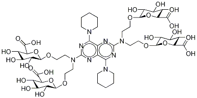 DipyridaMole Tetra-O-β-D-glucuronide Struktur