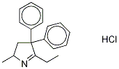 2-Ethyl-5-Methyl-3,3-diphenyl-1-pyrroline-d3 Hydrochloride HeMiMethanolate Struktur