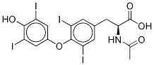 N-Acetyl L-Thyroxine-13C6 Struktur