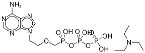 Adefovir-d4 Diphosphate TriethylaMine Salt Struktur