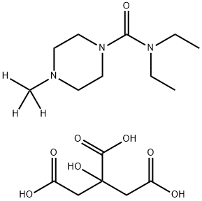 DiethylcarbaMazine-d3 Citrate Struktur