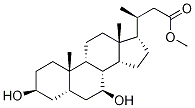 (3α,5β,7β)-3,7-Dihydroxy-24-norcholan-23-oic-d5 Acid Methyl Ester Struktur