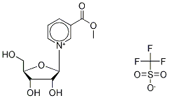 3-(Methoxycarbonyl)-1-β-D-ribofuranosyl-pyridiniuM-d4 Struktur