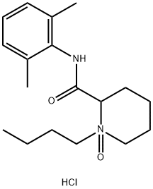 Bupivacaine N-Oxide Hydrochloride Salt Struktur