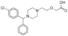 Cetirizine-D8, Dihydrochloride Struktur