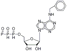 N-Benzyladenosine Triphosphate Struktur