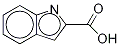 Indole-2-carboxylic Acid-13C Struktur