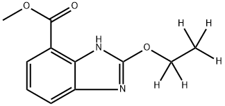 2-Ethoxy-3H-benzimidazole-4-carboxylic Acid Methyl Ester-d5 Struktur