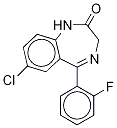 nor-Flurazepam-d4 Struktur