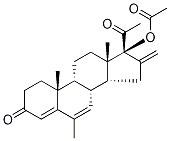 Melengestrol Acetate-d3 Struktur