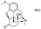 Oxycodone-O-methyl-d3 Hydrochloride Struktur