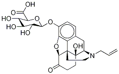 Naloxone-d5 3-β-D-Glucuronide Struktur