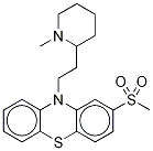 Thioridazine-d3 2-Sulfone Struktur