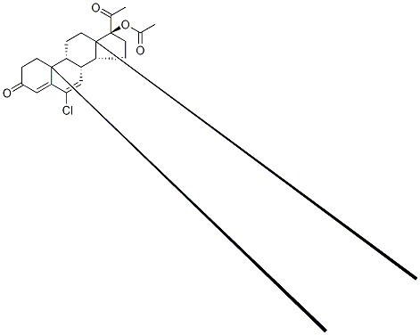 Chlormadinone-d6 Acetate Struktur