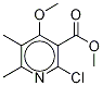 2-Chloro-5,6-diMethyl-4-Methoxy-nicotinic Acid Methyl Ester Struktur