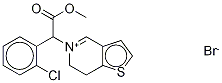 5-[1-(2-Chlorophenyl)-2-Methoxy-2-oxoethyl]-6,7-dihydrothieno[3,2-c]pyridiniuM
BroMide Struktur