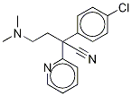 ChlorpheniraMine Nitrile-d6 Struktur