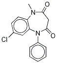 ClobazaM-d5 Struktur