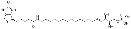 erythro-ω-AMino Sphingosine BiotinaMide Phosphate Struktur