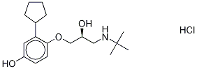 (S)-4-Hydroxy Penbutolol-d9 Hydrochloride Struktur