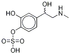 Epinephrine-d3 Sulfate Struktur