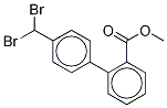 4',4'-(DibroMoMethyl)-[1,1'-biphenyl]-2-carboxylic Acid Methyl Ester Struktur