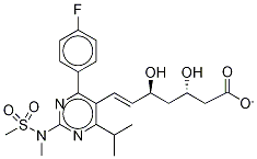 (3S,5S)-Rosuvastatin CalciuM Salt Struktur