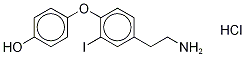 3-IodothyronaMine-d4 Hydrochloride Struktur